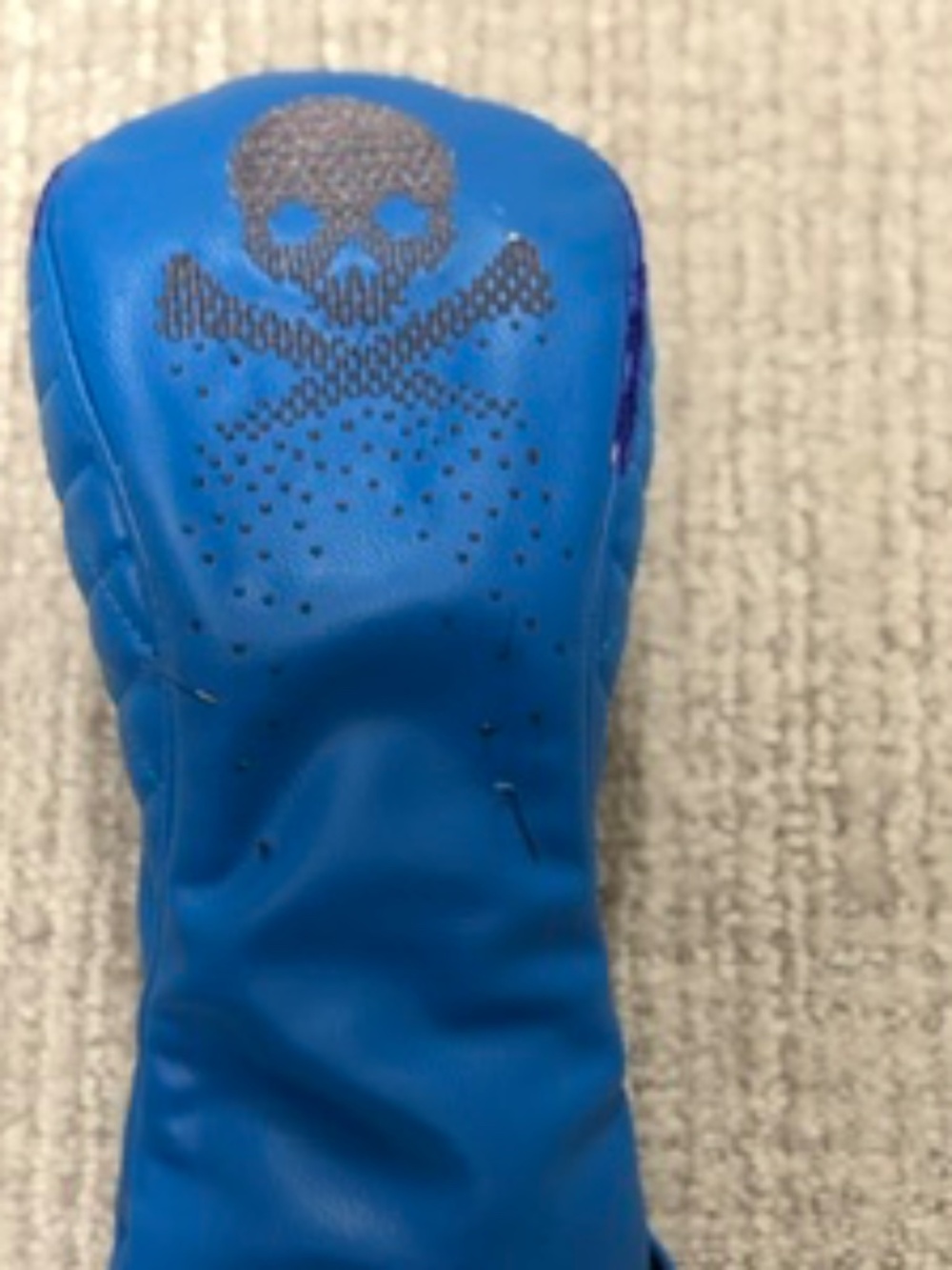 G/FORE Skull & Tees Pixelated 3-Wood Headcover - Surf